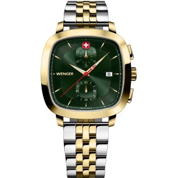 Wenger Vintage Classic Chrono Ø 39.5mm Two-tone / Green