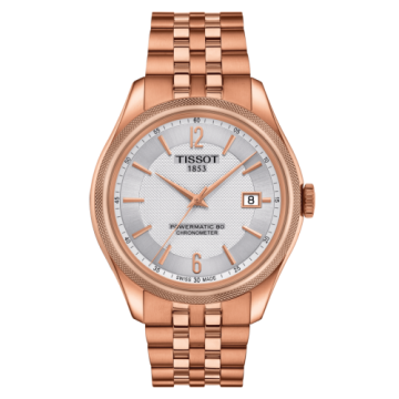 Tissot Ballade Powermatic 80 41 Rose Gold PVD / Silver / Bracelet
