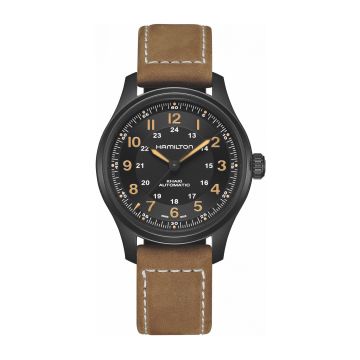 Hamilton Khaki Field Titanium Auto 42 PVD / Black