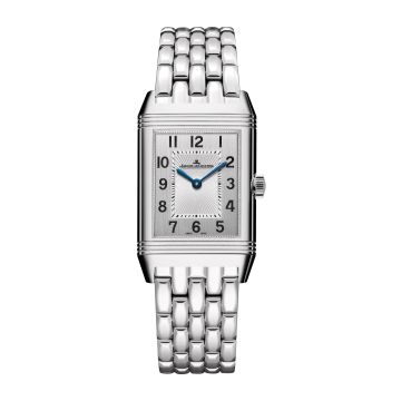 Jaeger-LeCoultre Reverso Classic Medium Duetto Stainless Steel / Silver / Bracelet