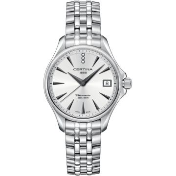 Certina DS Action Diamonds 33.8 Stainless Steel / Silver