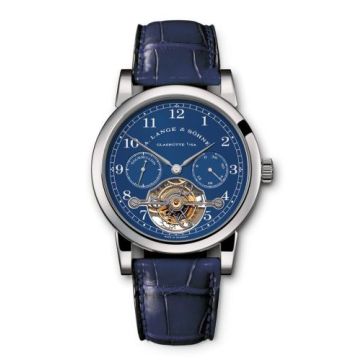 A. Lange & Söhne Tourbillon  Pour le Mérite White Gold Blue