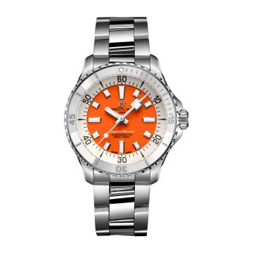 Breitling SuperOcean Automatic 36 Stainless Steel / Orange / Bracelet
