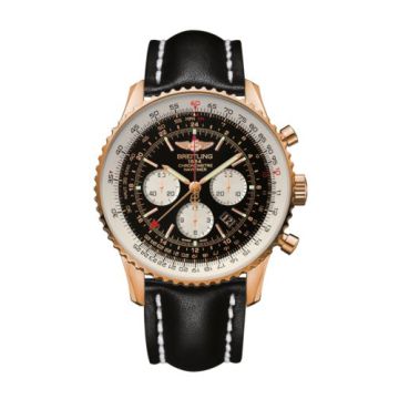 Breitling Navitimer GMT Red Gold / Black / Calf