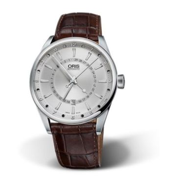Oris Artix Pointer Moon Date Stainless Steel / Silver