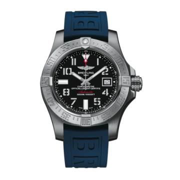 Breitling Avenger II Seawolf Stainless Steel / Volcano Black / Rubber / Folding