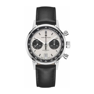 Hamilton Intra-Matic 68 Auto Chrono Stainless Steel / Silver / Strap
