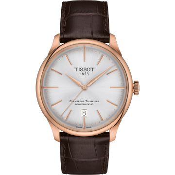 Tissot Chemin Des Tourelles Powermatic 80 39 Rose Gold / Silver