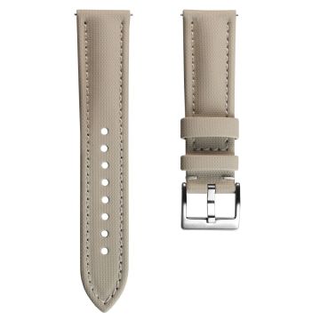 Atlas Sailcloth Watch Strap - Beige - 20mm