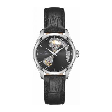 Hamilton Jazzmaster Open Heart 36 Stainless Steel / Black