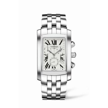 Longines DolceVita 30 Quartz Chronograph Stainless Steel Roman