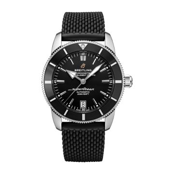 Breitling Superocean Heritage II 42 Stainless Steel / Black / Black / Rubber / Folding