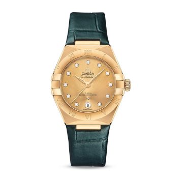 Omega Constellation Manhattan 29 Co-Axial Master Chronometer Yellow Gold / Champagne - Diamond