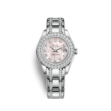 Rolex Datejust Pearlmaster 29 White Gold Diamond Mother of Pearl Diamond