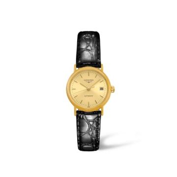 Longines Presence 25.5 Automatic PVD Gold / Champagne