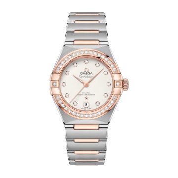 Omega Constellation Manhattan 29 Co-Axial Master Chronometer Stainless Steel / Sedna Gold / Silver Diamond / Diamond