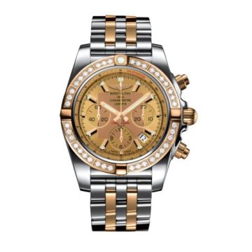 Breitling Chronomat 44 Stainless Steel / Rose Gold / Golden Sun Diamond / Bracelet