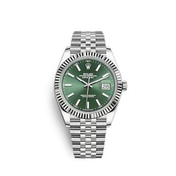 Rolex Datejust 41 Stainless Steel - Fluted / Green / Jubilee