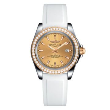 Breitling Galactic 32 Sleek Edition Stainless Steel / Rose Gold / Diamond / Golden Sun / Rubber