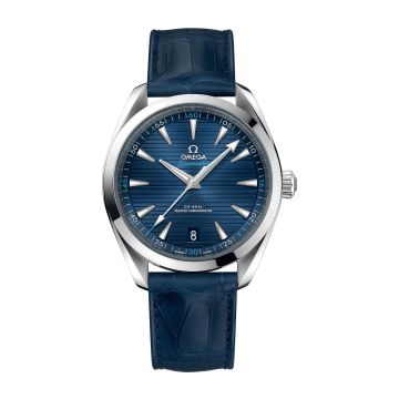 Omega Seamaster Aqua Terra 150M Master Chronometer 41 Stainless Steel / Blue / Alligator