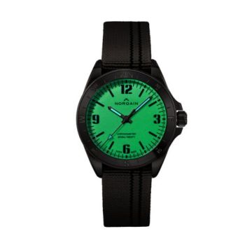 Norqain Adventure Neverest Night Sight 40 DLC / SuperLuminova / Brown - Black Flex