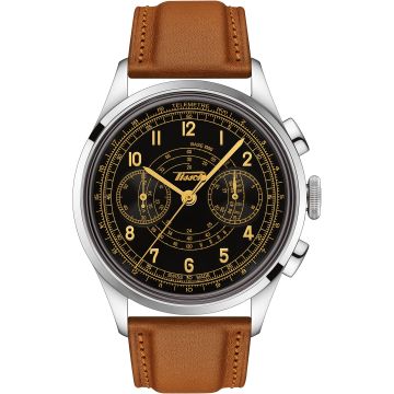 Tissot Telemeter 1938 Chronograph Stainless Steel / Black