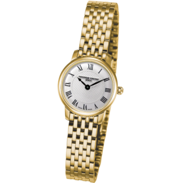 Frederique Constant Slimline Mini Yellow Gold / Silver / Bracelet