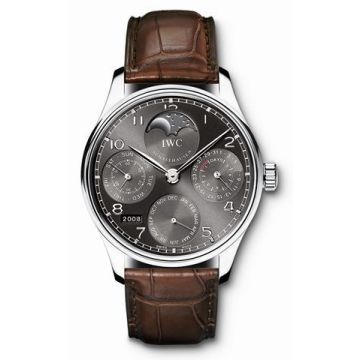 IWC Schaffhausen Portuguese Perpetual Calendar 5022 White Gold / Ardoise
