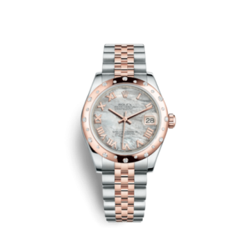 Rolex Datejust 31 Rolesor Everose Domed Diamond / Jubilee / MOP Roman