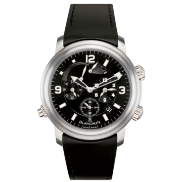 Blancpain Léman Réveil GMT Titanium / Black / Rubber