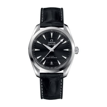 Omega Seamaster Aqua Terra 150M Master Chronometer 38 Stainless Steel / Black / Alligator