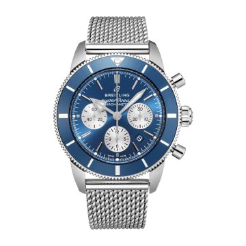 Breitling Superocean Heritage II B01 Chronograph 44 Stainless Steel / Blue / Bracelet