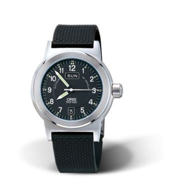 Oris BC3 Day Date 40 Stainless Steel / Black / Rubber