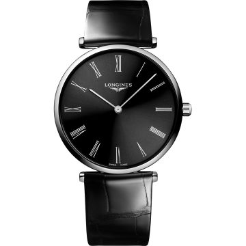 Longines La Grande Classique 38 Stainless Steel / Black - Roman