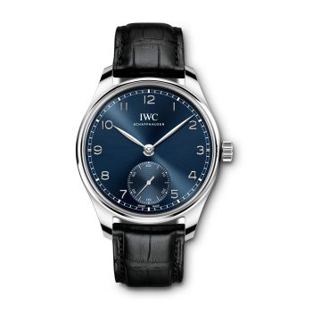 IWC Schaffhausen Portugieser Automatic 40 Stainless Steel / Blue / Alligator