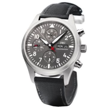 IWC Schaffhausen Pilot's Watch Chronograph Stainless Steel / Patrouille Suisse