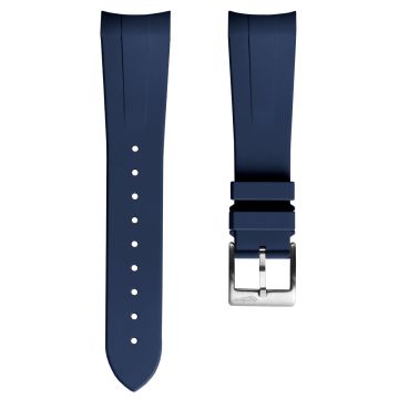 WatchGecko Premium Rubber Watch Strap to fit Tudor Black Bay 41mm -  Blue - 22mm
