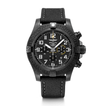 Breitling Avenger Hurricane 12H Breitlight / Volcano Black / Military / Pin