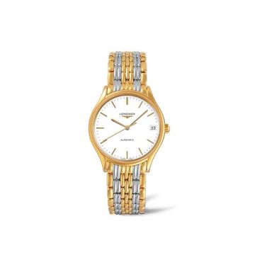 Longines Lyre 30 Automatic PVD Gold / White / Bracelet