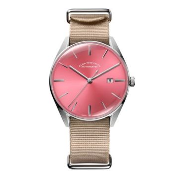 Elka Watch Co. D-Series Stainless Steel / Pink / NATO