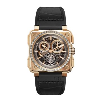 Bell & Ross BR-X1 Tourbillon Chronograph Rose Gold Diamonds