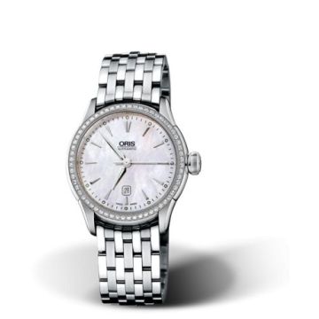 Oris Artelier Date Diamonds 31 Stainless Steel - Diamond / MOP / Bracelet