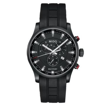 Mido Multifort Quartz Chronograph PVD / Black