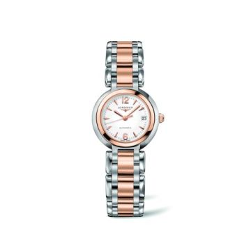 Longines PrimaLuna Automatic 26.5 Two Tone Pink Arabic
