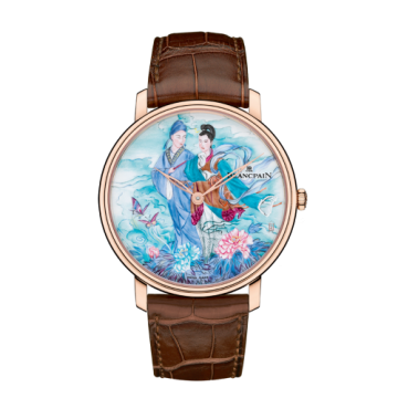 Blancpain Villeret Manuelle Piece Unique Grand Feu Couple in Field