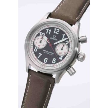 Omega Dynamic III Chronograph Stainless Steel / Black / Brown Calf / Targa Florio