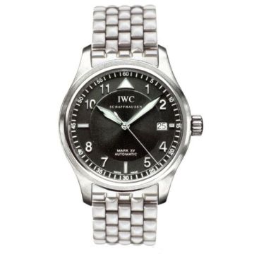 IWC Schaffhausen Pilot's Watch Mark XV Spitfire Stainless Steel / Black / Bracelet