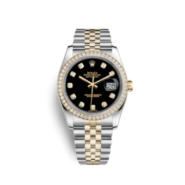 Rolex Datejust 36 Rolesor Yellow Diamond / Jubilee / Black Diamond