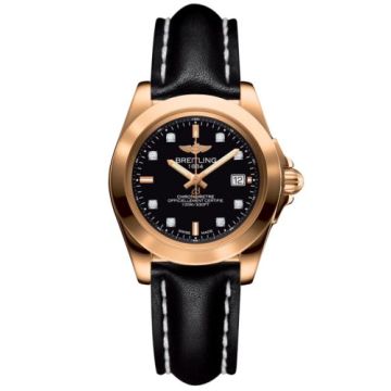 Breitling Galactic 32 Sleek Edition Rose Gold / Trophy Black Diamond / Calf
