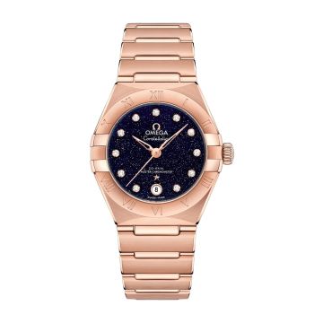 Omega Constellation Manhattan 29 Co-Axial Master Chronometer Sedna Gold / Aventurine